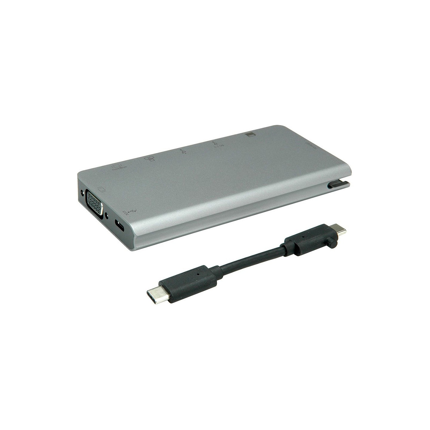 ROLINE USB Typ C Dockingstation. HDMI 4K. VGA. 2x USB 3.2 Gen 1. LAN. PD. Cardreader — Buy in Cyprus with Fast Delivery