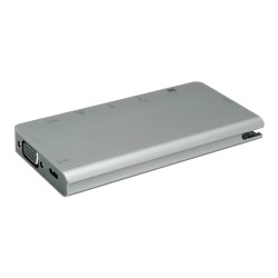 ROLINE USB Typ C Dockingstation. HDMI 4K. VGA. 2x USB 3.2 Gen 1. LAN. PD. Cardreader — Buy in Cyprus with Fast Delivery