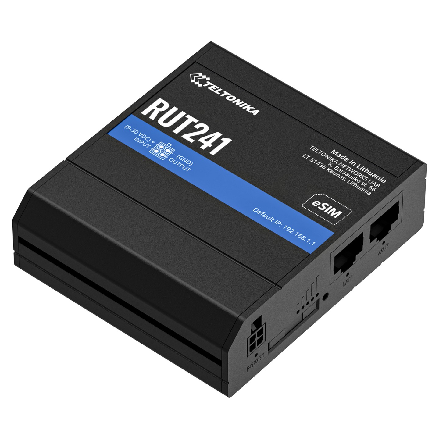TELTONIKA RUT241 LTE 4G 3G 2G WiFi Industrie Router eSIM Version — Buy in Cyprus with Fast Delivery