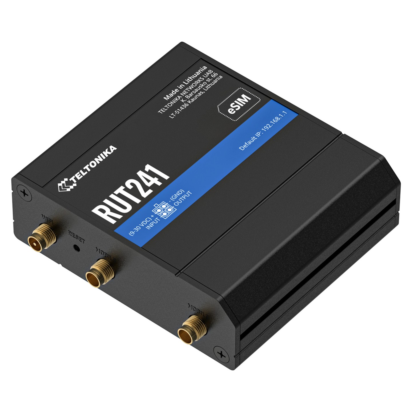 TELTONIKA RUT241 LTE 4G 3G 2G WiFi Industrie Router eSIM Version — Buy in Cyprus with Fast Delivery