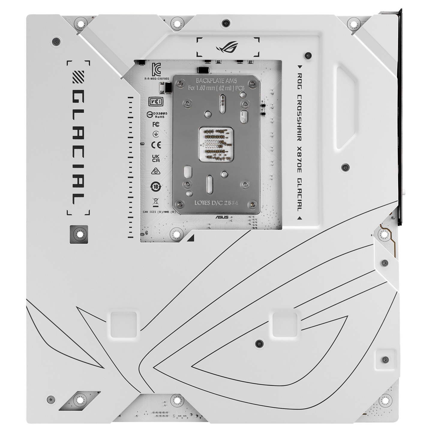 ASUS ROG CROSSHAIR X870E GLACIAL WIFI7 ATX Mainboard AM5 HDMI USB4 — Buy in Cyprus with Fast Delivery