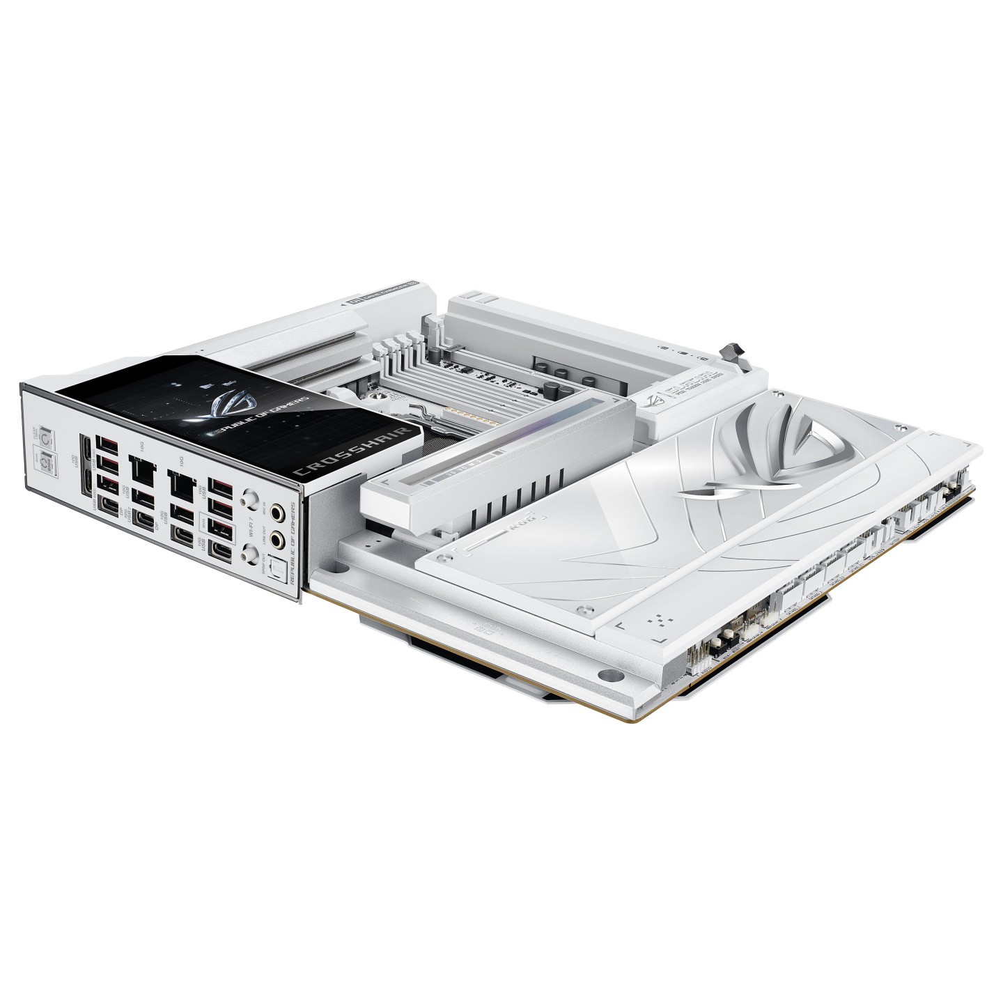ASUS ROG CROSSHAIR X870E GLACIAL WIFI7 ATX Mainboard AM5 HDMI USB4 — Buy in Cyprus with Fast Delivery