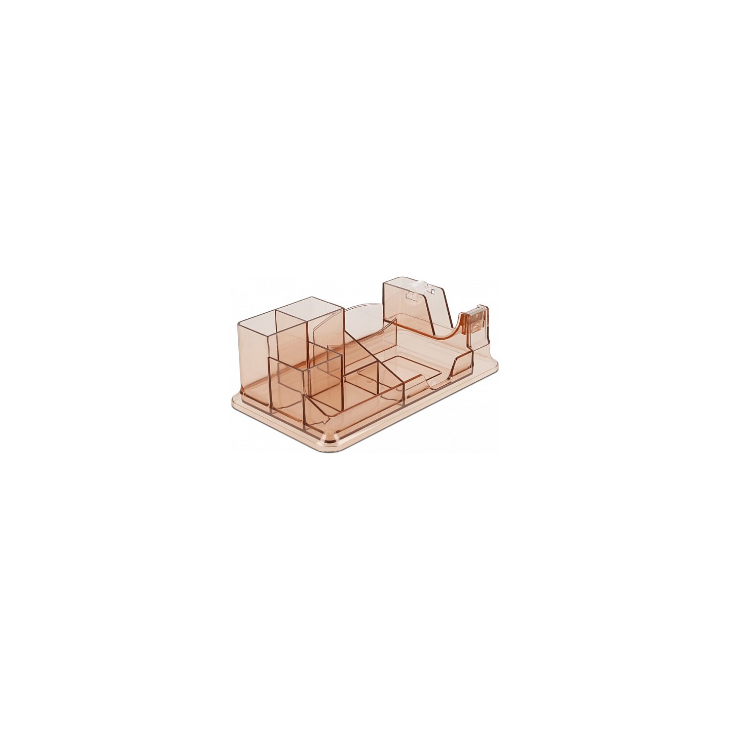 Schreibtisch Organizer transparent braun — Buy in Cyprus with Fast Delivery