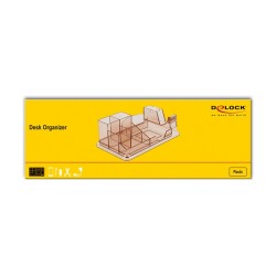 Schreibtisch Organizer transparent braun — Buy in Cyprus with Fast Delivery