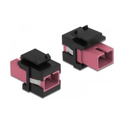 Keystone Modul SC Simplex Buchse zu SC Simplex Buchse violett schwarz — Buy in Cyprus with Fast Delivery