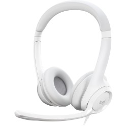 Buy Logitech H390 USB Headset - Wired USB-A On‑Ear Headset - White, Boom Micro... in Cyprus, Nicosia, Limassol, Larnaka, Pafos