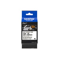 Brother HSe-261E Schrumpfschlauch schwarz auf wei (31 mm) — Buy in Cyprus with Fast Delivery