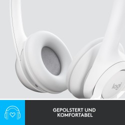 Buy Logitech H390 USB Headset - Wired USB-A On‑Ear Headset - White, Boom Micro... in Cyprus, Nicosia, Limassol, Larnaka, Pafos