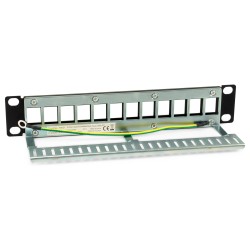 Equip Patchpanel 12x Cat6A 10' FTP 1HE Keystone Montage sw — Buy in Cyprus with Fast Delivery