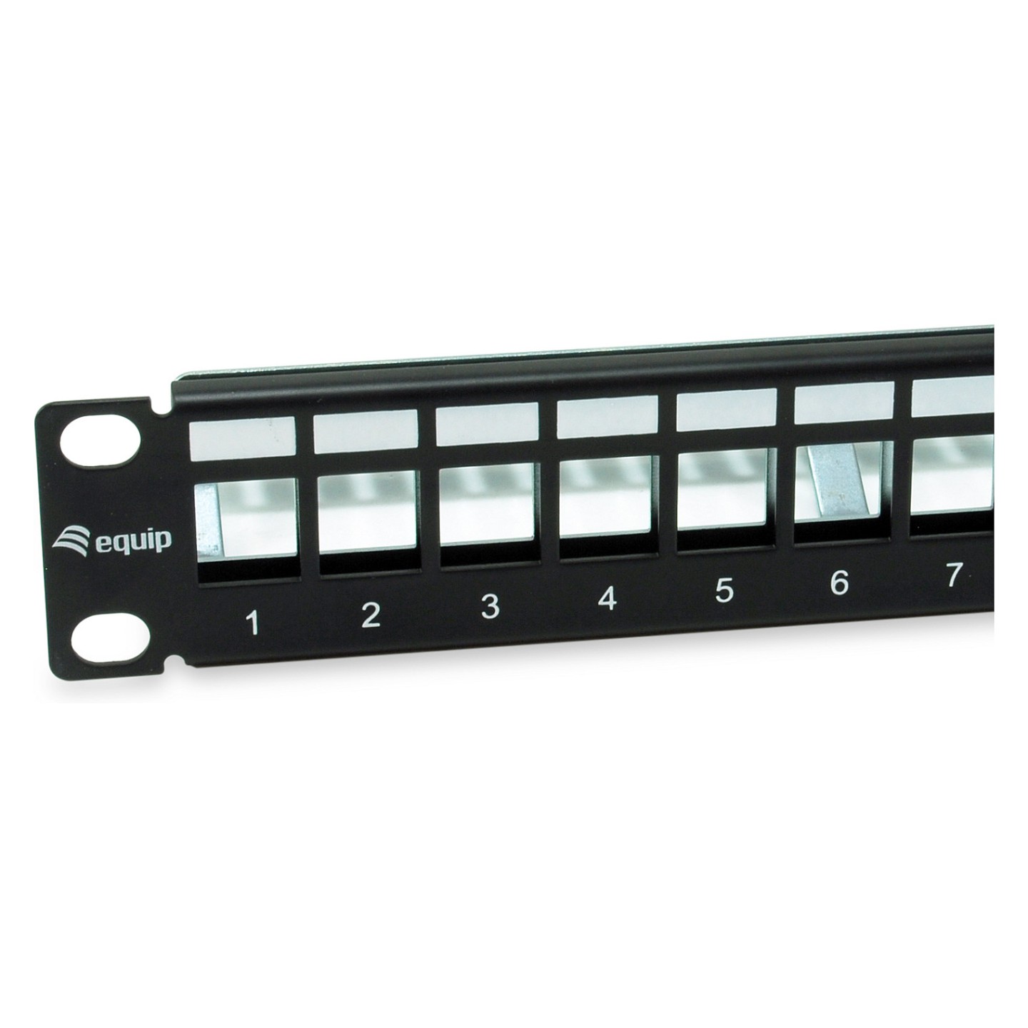 Equip Patchpanel 12x Cat6A 10' FTP 1HE Keystone Montage sw — Buy in Cyprus with Fast Delivery