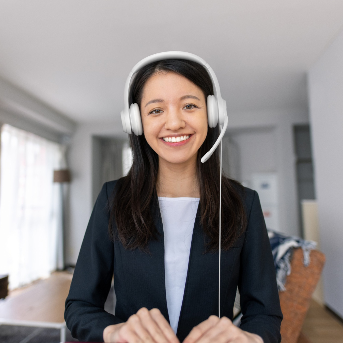 Logitech H390 USB Headset - Wired USB-A On‑Ear Headset - White, Boom Microphone, Inline Controls, 1.9m Cable