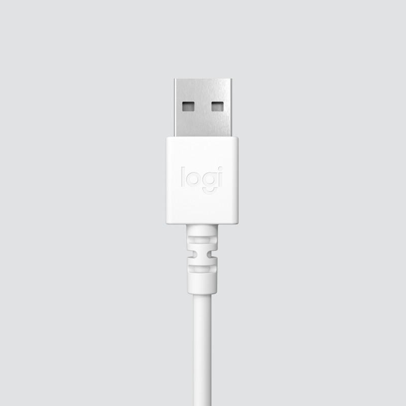 Buy Logitech H390 USB Headset - Wired USB-A On‑Ear Headset - White, Boom Micro... in Cyprus, Nicosia, Limassol, Larnaka, Pafos