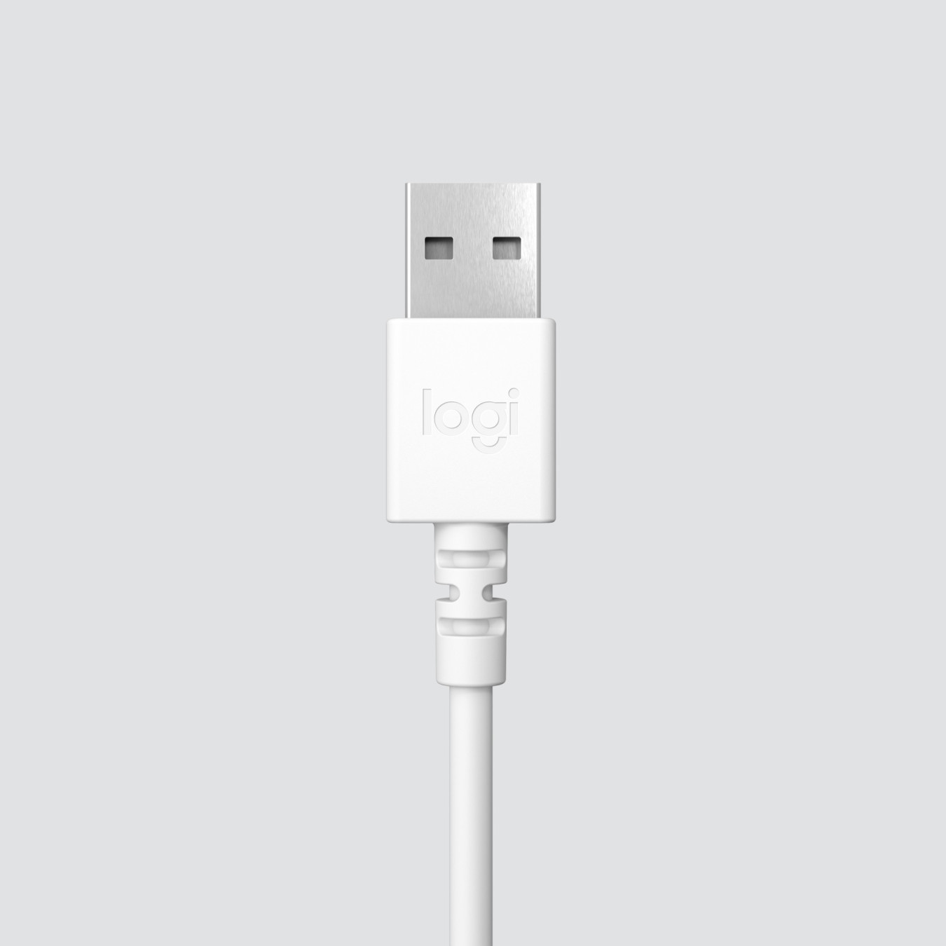 Logitech H390 USB Headset - Wired USB-A On‑Ear Headset - White, Boom Microphone, Inline Controls, 1.9m Cable