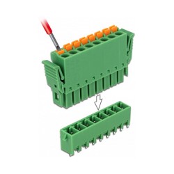 Terminalblock Set für Platine 8 Pin 3.81 mm Rastermaß vertikal — Buy in Cyprus with Fast Delivery