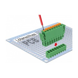Terminalblock Set für Platine 8 Pin 3.81 mm Rastermaß vertikal — Buy in Cyprus with Fast Delivery