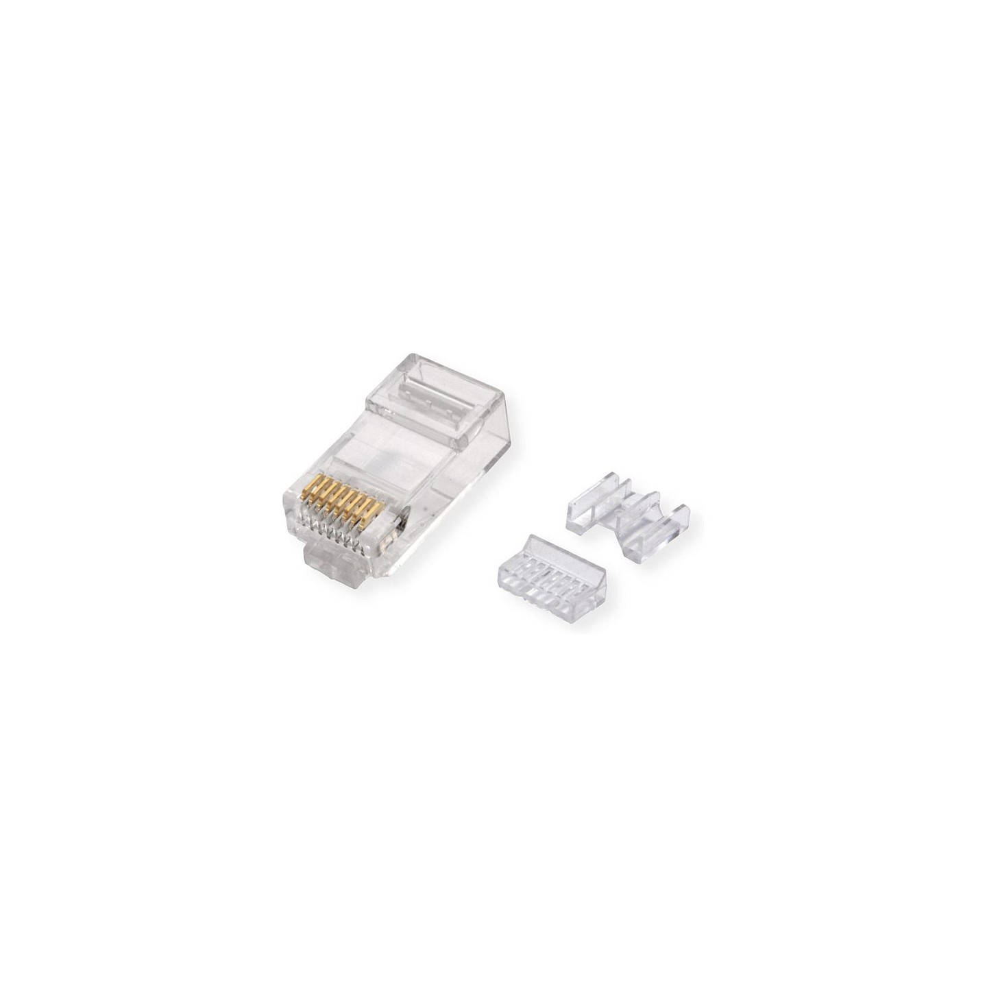 ROLINE Modular Plug ungeschirmt Cat.6A (Class EA). fr Massiv- Litzendraht. 10 St. — Buy in Cyprus with Fast Delivery