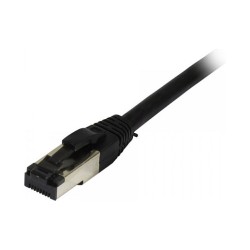 Synergy21 Patchkabel RJ45. CAT8.1 2000Mhz. 3m. schwarz. S-STP(S FTP). TPE(Ultra SuperFlex). AWG26.