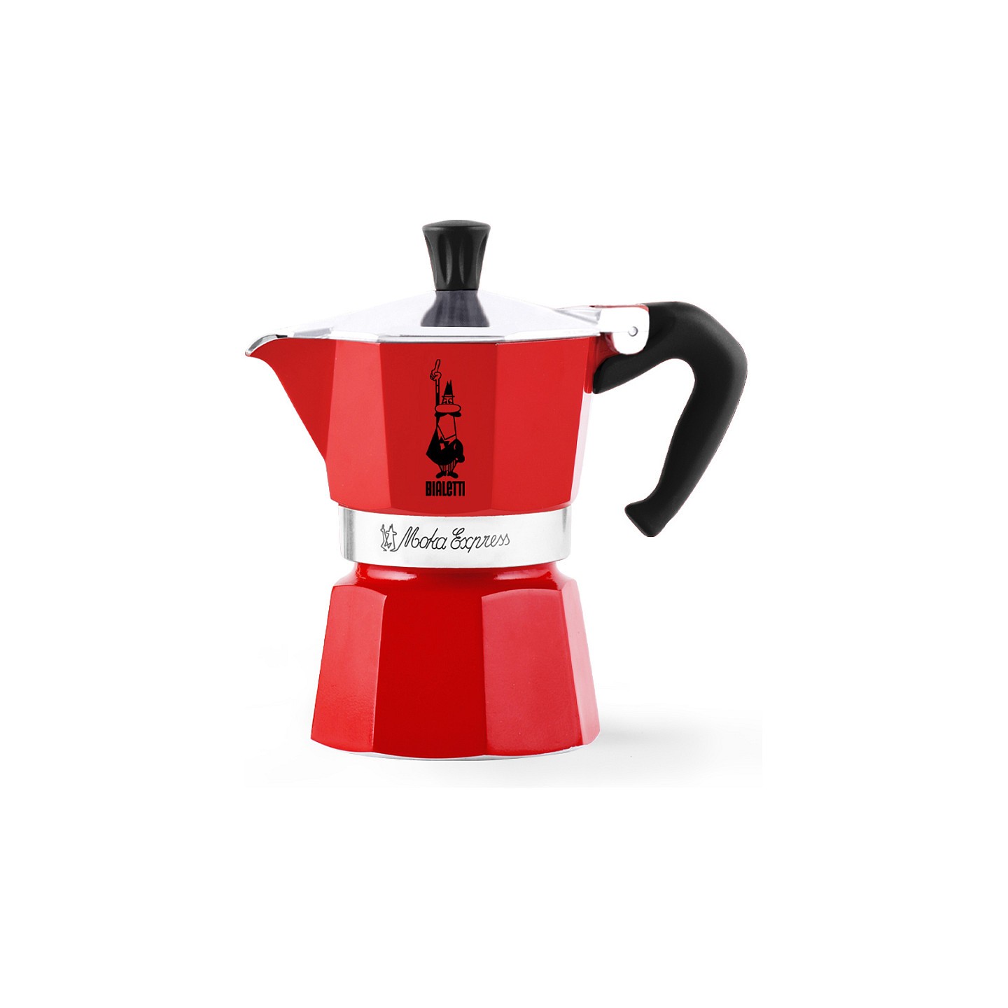 Bialetti Mokka-Express Kanne 3 Tassen Passion Red — Buy in Cyprus with Fast Delivery