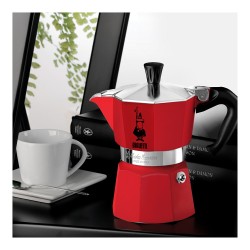 Bialetti Mokka-Express Kanne 3 Tassen Passion Red — Buy in Cyprus with Fast Delivery