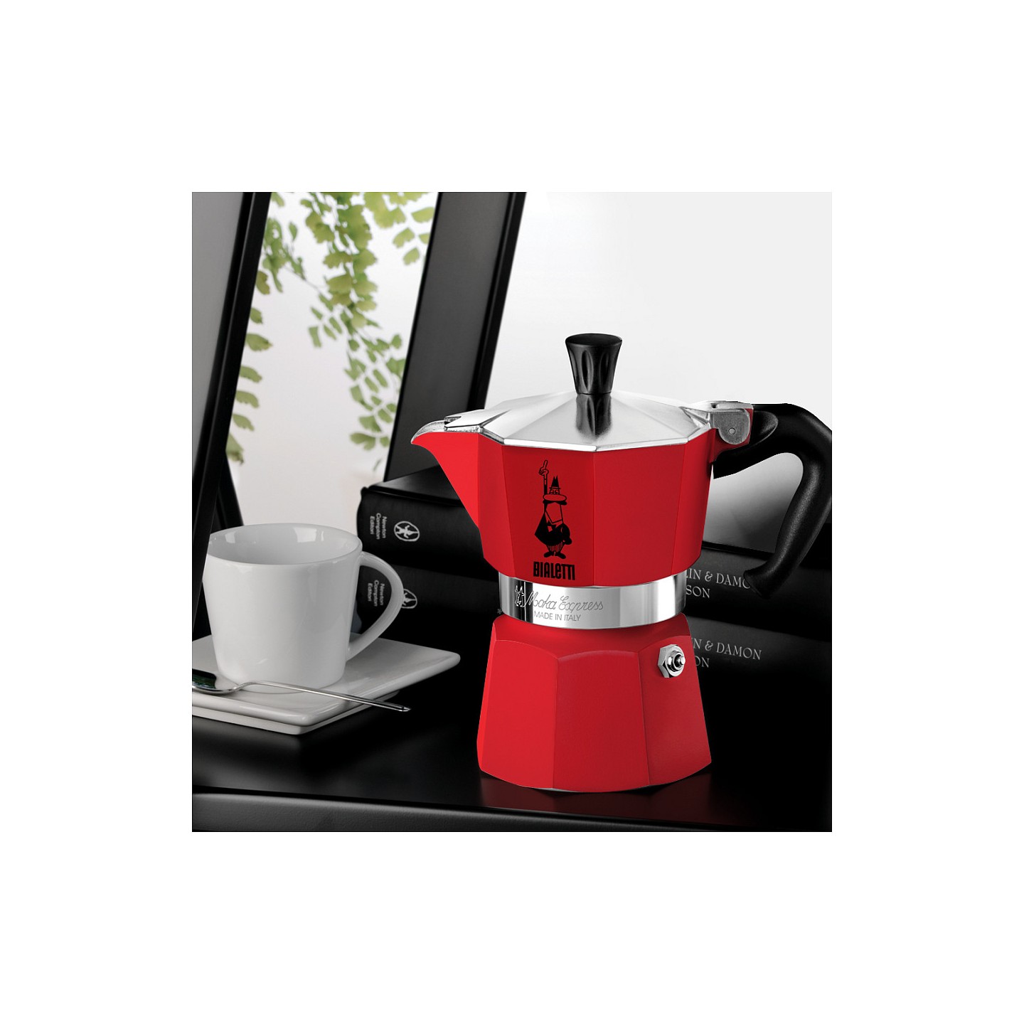 Bialetti Mokka-Express Kanne 3 Tassen Passion Red — Buy in Cyprus with Fast Delivery