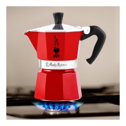 Bialetti Mokka-Express Kanne 3 Tassen Passion Red — Buy in Cyprus with Fast Delivery