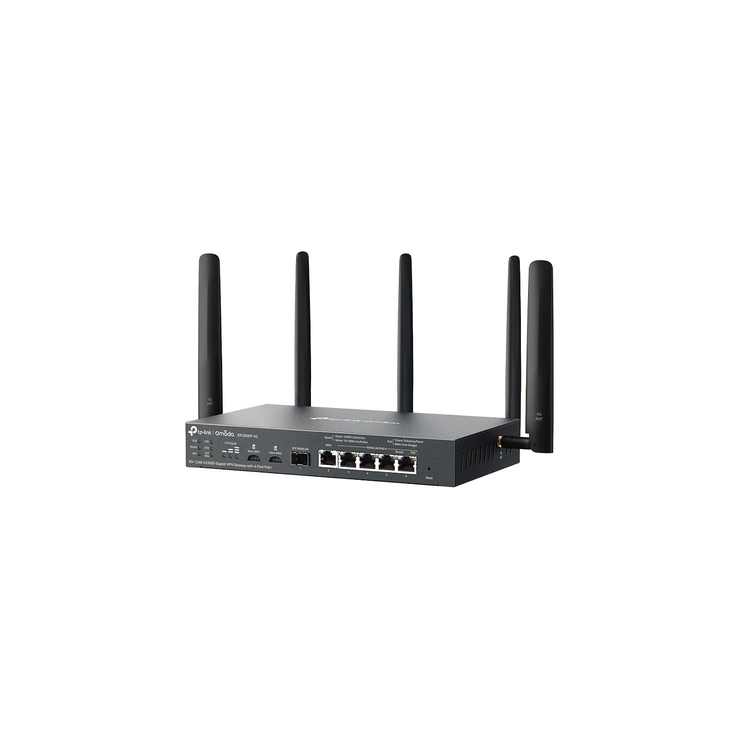 Omada ER706WP-4G Cat6 AX3000 Gigabit VPN Gateway 4 Port PoE+ — Buy in Cyprus with Fast Delivery