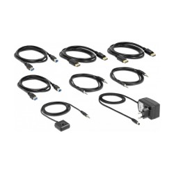 DELOCK DisplayPort 1.4 KVM Switch 8K 60 Hz mit USB 5 Gbps und Audio — Buy in Cyprus with Fast Delivery