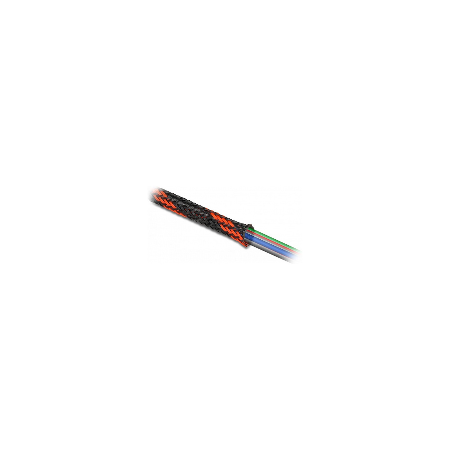 Geflechtschlauch dehnbar 2 m x 6 mm schwarz-rot — Buy in Cyprus with Fast Delivery
