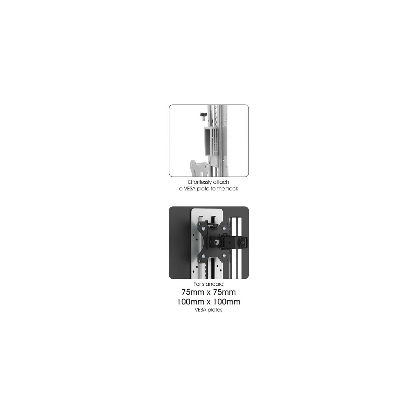 ROLINE VESA Vertikal-Verschiebeplatte. bis 27 Zoll. bis 8 kg — Buy in Cyprus with Fast Delivery