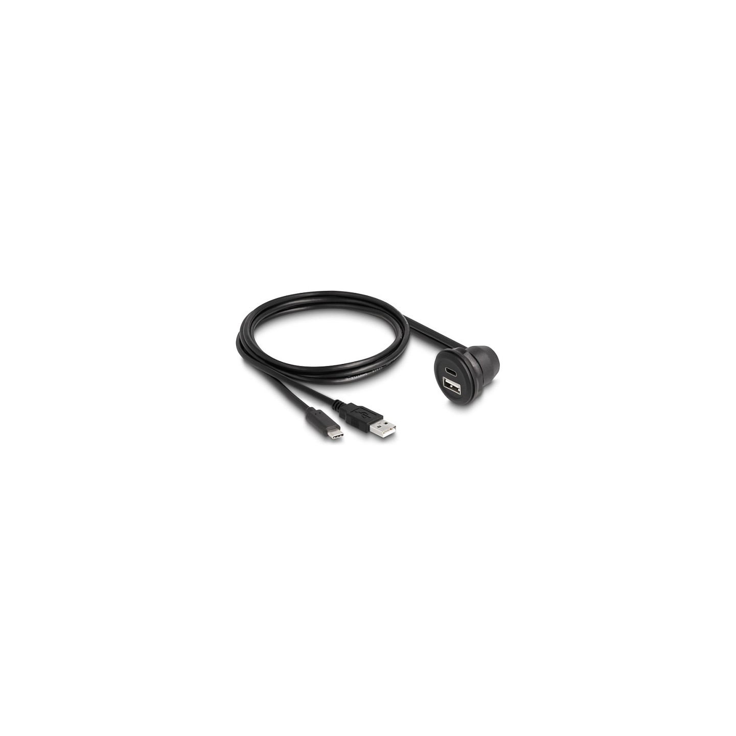DELOCK USB 2.0 Kabel USB Typ-A Stecker und USB Type-C 1m sw — Buy in Cyprus with Fast Delivery