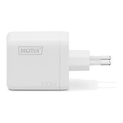 DIGITUS USB GaN Charger 100W. 2x USB-C. 1x USB-A — Buy in Cyprus with Fast Delivery