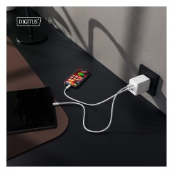 DIGITUS USB GaN Charger 100W. 2x USB-C. 1x USB-A — Buy in Cyprus with Fast Delivery