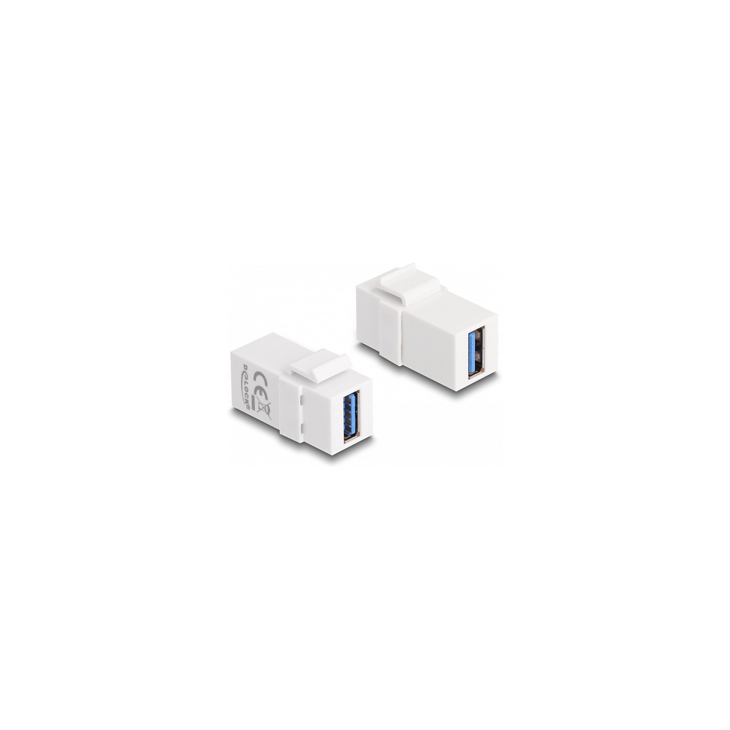 Keystone Modul USB 5 Gbps A Buchse zu USB 5 Gbps A Buchse weiß (1:1) — Buy in Cyprus with Fast Delivery