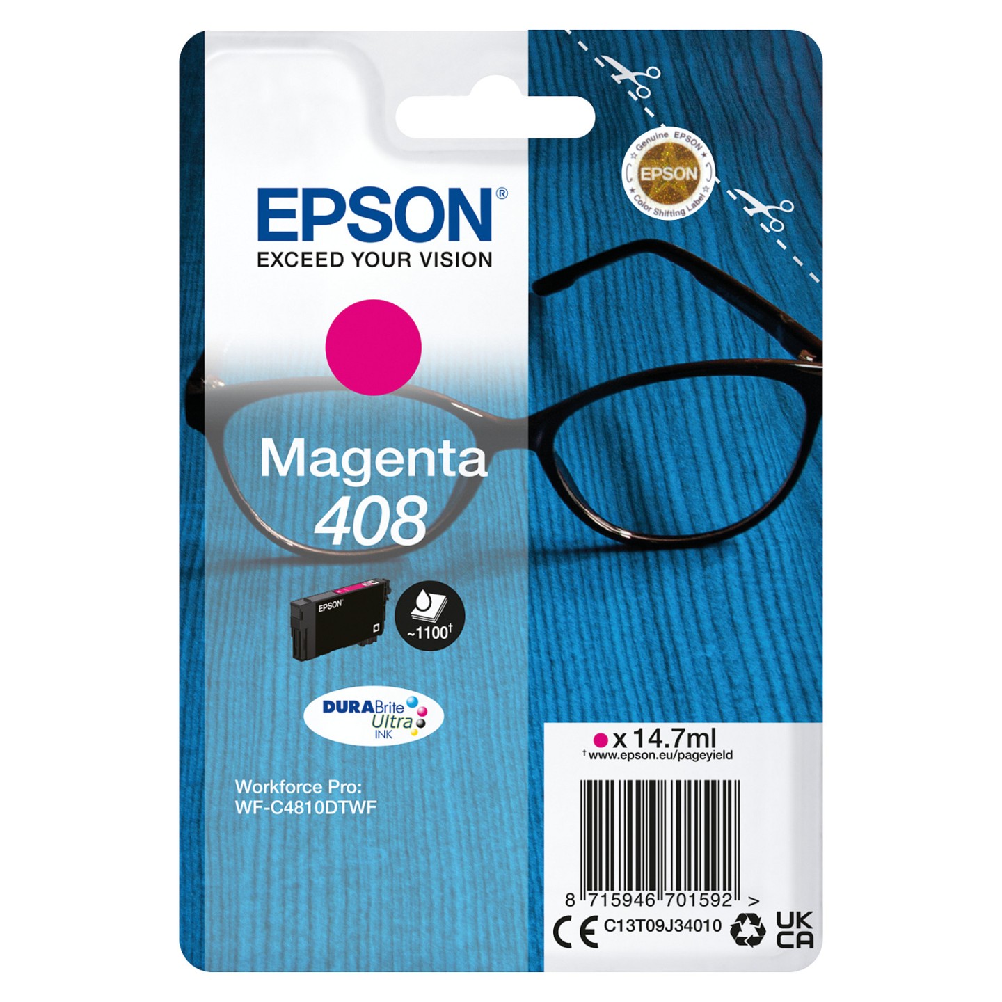 Epson Tintenpatrone 408 Magenta (14.7ml) — Buy in Cyprus with Fast Delivery