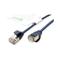 ROLINE GREEN U FTP Patchkabel Cat.6A (Class EA). LSOH. slim. blau. 0.5 m — Buy in Cyprus with Fast Delivery