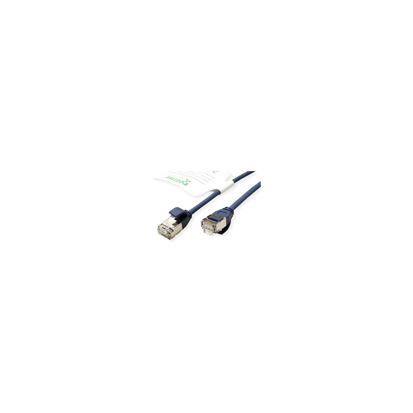 ROLINE GREEN U FTP Patchkabel Cat.6A (Class EA). LSOH. slim. blau. 0.5 m — Buy in Cyprus with Fast Delivery