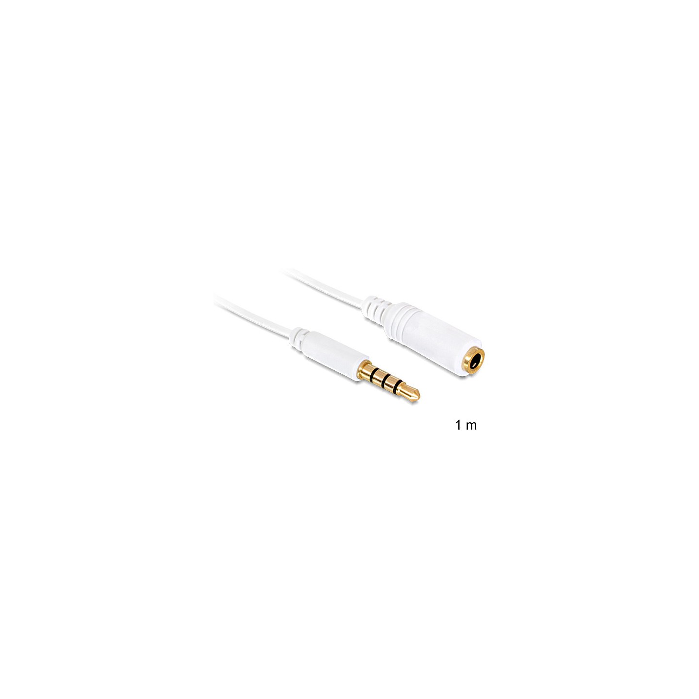 Verlängerungskabel Audio Klinke 3.5 mm Stecker Buchse 4 Pin 1 m — Buy in Cyprus with Fast Delivery