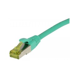 Synergy21 Patchkabel RJ45. CAT6A 500Mhz. 1.5m. grün. S-STP(S FTP). TPE LSZH(Ultraflex). AWG26. mit CAT7 Rohkabel.
