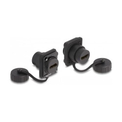 D-Typ Modul HDMI-A Buchse zu HDMI-A Buchse mit Verschlusskappe IP67 staub- und wasserdicht — Buy in Cyprus with Fast Delivery