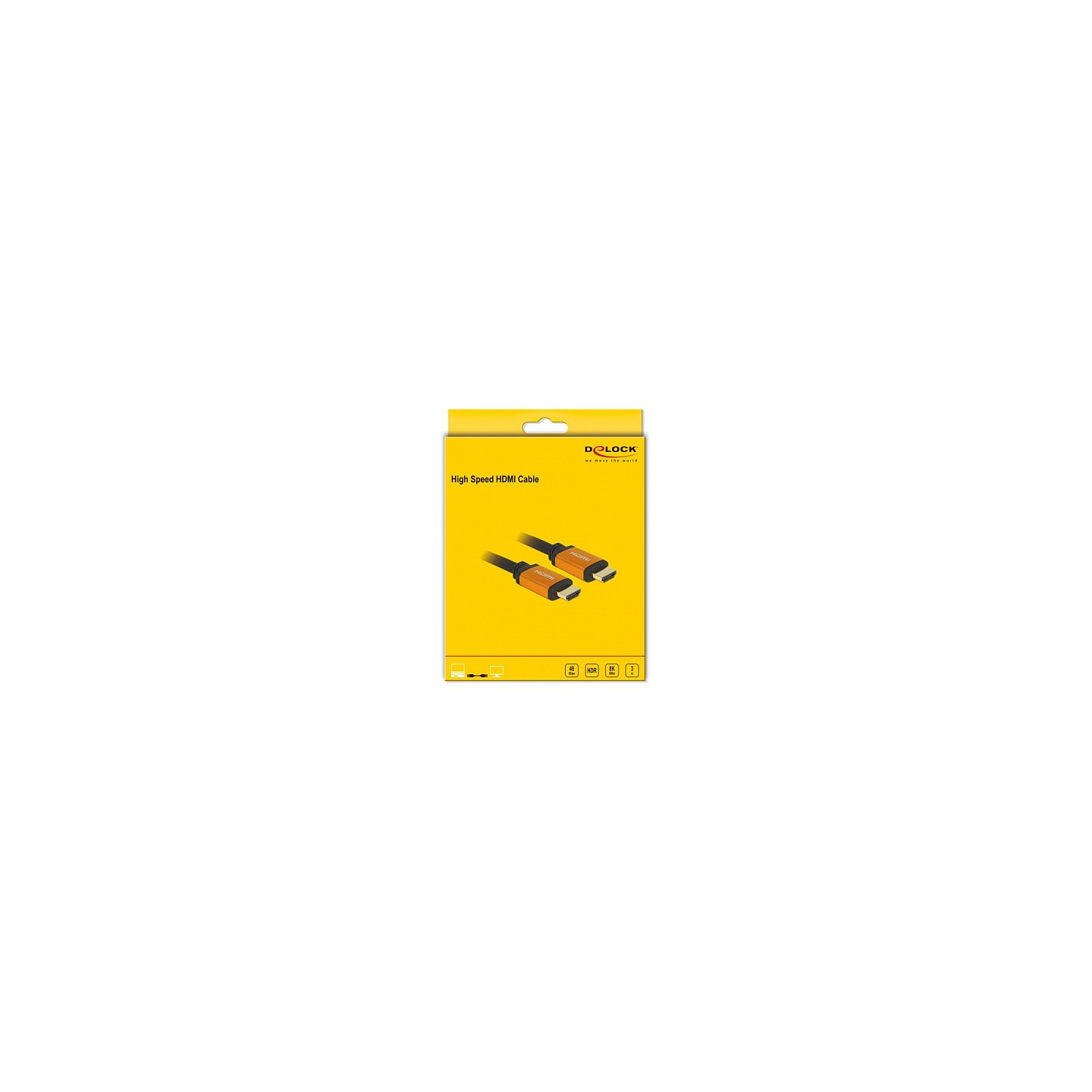 DELOCK High Speed HDMI Kabel 48Gbps 8K 60Hz 3m — Buy in Cyprus with Fast Delivery