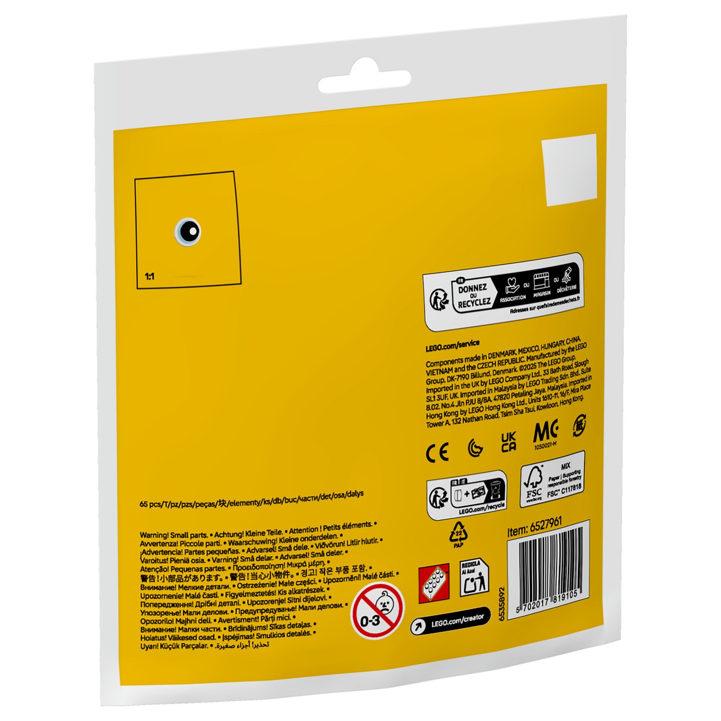 LEGO 30690 Creator Malspa mit Osterei und Kken (Polybag) — Buy in Cyprus with Fast Delivery