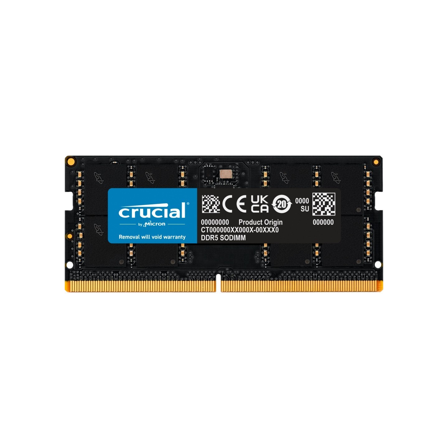 Crucial DDR5 SO-DIMM 32GB CT32G56C46S5 5600MHz On-Die ECC 1.1V (Retail) — Buy in Cyprus with Fast Delivery