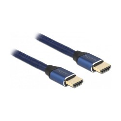 DELOCK Ultra High Speed HDMI Kabel 48 Gbps 8K 60Hz blau 2m zertifiziert — Buy in Cyprus with Fast Delivery