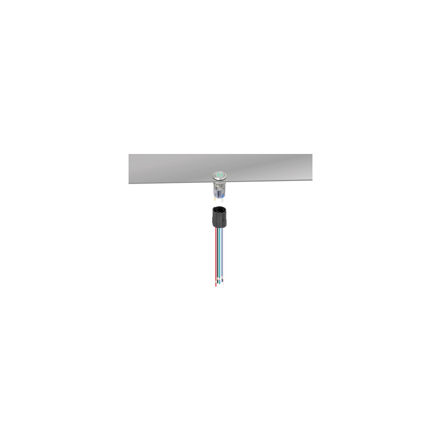 Fassung für 16 mm 5 Pin Taster oder Schalter — Buy in Cyprus with Fast Delivery