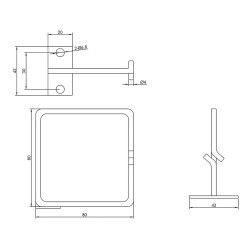 ROLINE Kabelse. 80x80 mm. Metall. Kabeleinfhrung seitlich — Buy in Cyprus with Fast Delivery