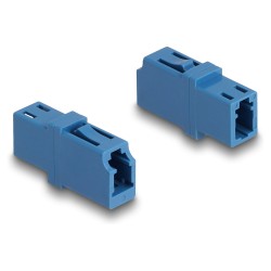 Delock LWL Kupplung LC Simplex Buchse zu LC Simplex Buchse UPC blau — Buy in Cyprus with Fast Delivery