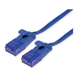 VALUE Patchkabel Cat.6A (Class EA) UTP. extra-flach. blau. 2 m — Buy in Cyprus with Fast Delivery