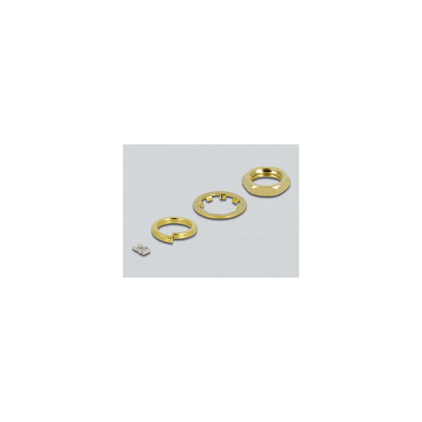 DELOCK Antennenkabel RP-SMA Buchse zum Einbau zu MHF 4L LK Stecker 1.37 10cm Gewindelnge 10mm