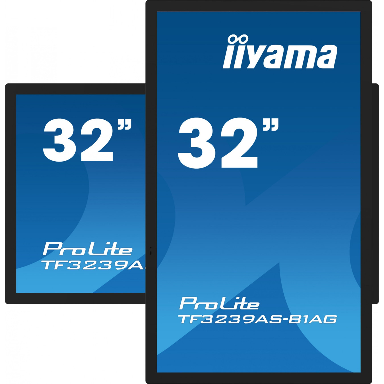 Iiyama TF3239AS-B1AG - 31.5" IPS PCAP Touch All-in-One Display, Android 11, 4GB/32GB, 2xHDMI+DP, Black, 24/7