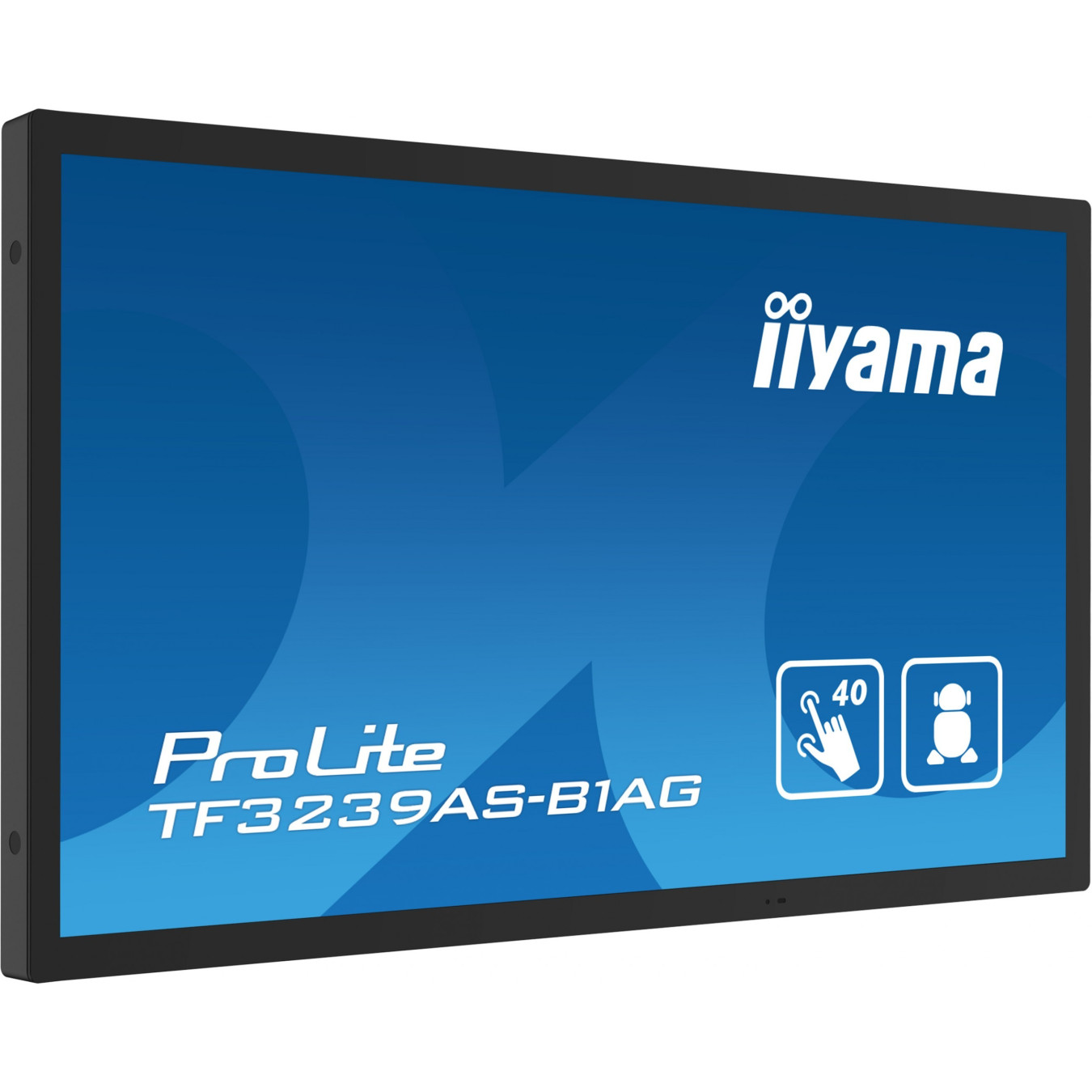 Iiyama TF3239AS-B1AG - 31.5" IPS PCAP Touch All-in-One Display, Android 11, 4GB/32GB, 2xHDMI+DP, Black, 24/7